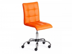 Кресло Zero кожзам оранжевый