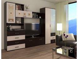 Гостиная со шкафом двухстворчатым Белла