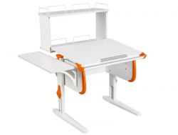 Парта СУТ.24-02-Д белый с оранжевым