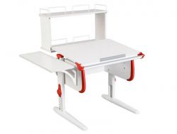 Парта СУТ.24-02-Д белый с красным
