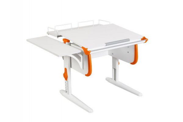 Парта СУТ.24-02 белый с оранжевым