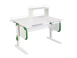 Парта СУТ.25-01-Д1 белый с зеленым