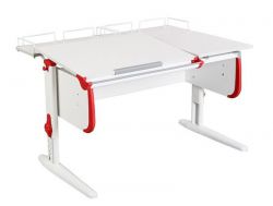 Парта СУТ.25-01 белый с красным