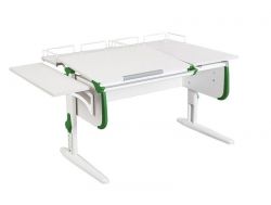 Парта СУТ.25-02 белый с зеленым