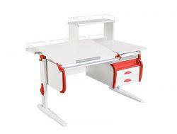 Парта СУТ.25-04-Д1 белый с красным