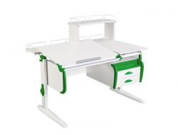 Парта СУТ.25-04-Д1 белый с зеленым