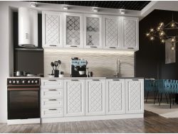 Кухня Агава МДФ 2000 акация белая