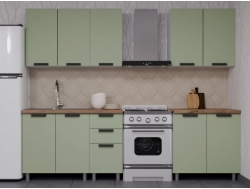 Кухонный гарнитур Орешник 2000 мм Матовая Мята