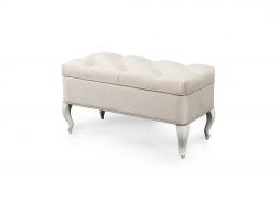 Банкетка № 15 1 вариант Бежевый велюр