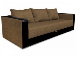 Диван прямой Лидер Dark Gold