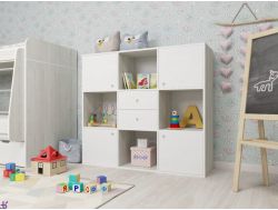 Стеллаж Джери винтерберг-белый