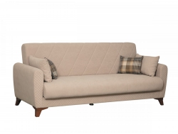 Диван-кровать 3-х местный Эдвин 2 думки велюр прага капучино