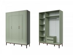 Шкаф ШР-3 Гориция Зелёный самшит