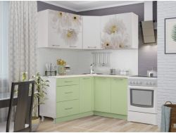 Угловой кухонный гарнитур Флоренс Грин