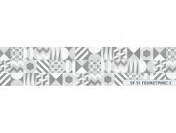 Кухонный фартук глянец SF-51 Геометрикс 2