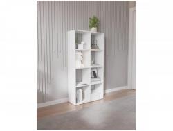 Стеллаж напольный с полками арт. 323 белый