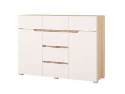 Комод 1200 Анталия Белый софт