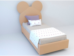 Кровать 800 Маус с ортопедическим основанием 02МАУС