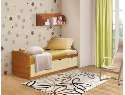 Кровать Фант-8 одинарная с 3-мя ящиками ЛДСП