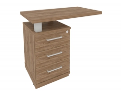 Тумба приставная с топом левая Фёст KTP-1 (L)