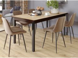 Стол обеденный Квант 1100 дуб бунратти/венге