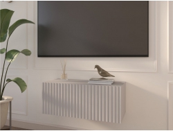 Тумба подвесная под телевизор Lines MTV1 750 мм Леда бежевый