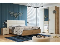 Спальня Ливорно Софт Панакота со шкафом
