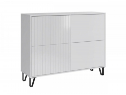 Комод Ливерпуль Белый/Белый Глянец