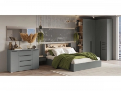 Спальня Люмьер Шиншилла Серая