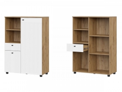 Тумба многофункциональная Милан Белый матовый