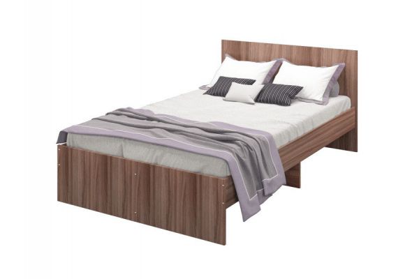 Кровать Мона 1200 ясень шимо темный