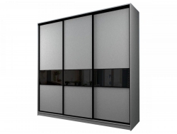 Шкаф-купе Max МШ-27-6-27-999 пленка черная