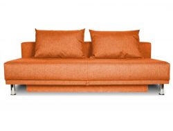 Диван коралловый без подлокотников Некст