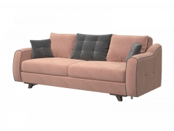 Диван-кровать Орди-1 Вариант 1 пудра
