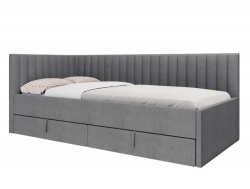 Кровать Оскар велюр luma 23