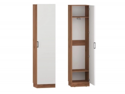 Пенал Леон Дуб бунратти-Белый ручки черные