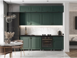 Кухня Престиж 2,4м Браш Мени Грин
