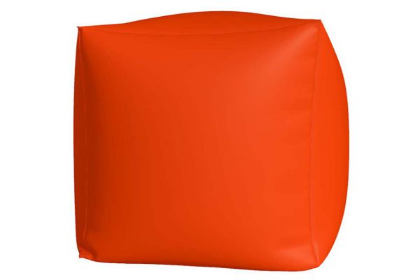 Пуфик Куб Макси оранжевый люмин