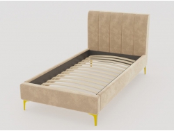 Кровать Рошаль 900 бежевый