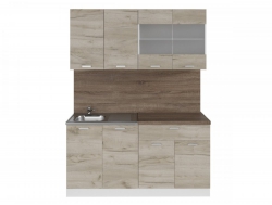 Кухонный гарнитур Синтра 1600 мм Дуб Браун