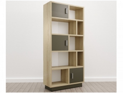 Стеллаж большой (Е-11) Eclectic eco Дуб рокпайл-Скала