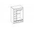 Шкаф-купе арт 009 Бодега белая