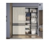 Шкаф-купе Крафт 10 Графит/дуб крафт белый