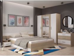 Спальня Леси со шкафом Сонома - Белый