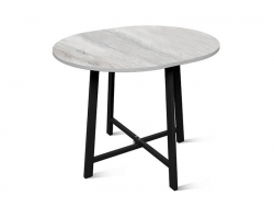 Стол пристенный Гелиос.4 дуб канадский/черный