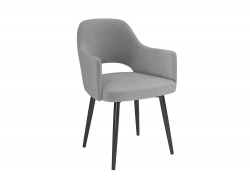 Стул Берта велюр тенерифе грей