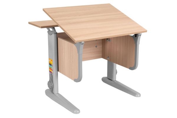 Парта СУТ 48 с полкой ясень