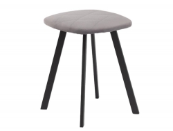 Табурет Омега.2 (30x15) Текстиль LEONARDO 14 (серый)