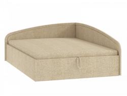 Кровать-тахта Адель вар.1 1200 Тесла мокко