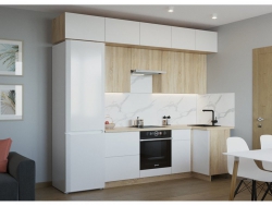 Кухонный гарнитур арт 5 Тальк Дуб сонома 2800х1000 мм